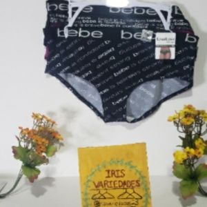 bebe Women's, 3 Pack Hipsters.